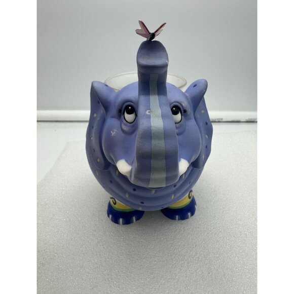 Partylite Purple Elephant Votive Candle Holder - Picture 2 of 11